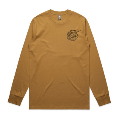 ascolour Mens general L/S Tee Black Logo Thumbnail